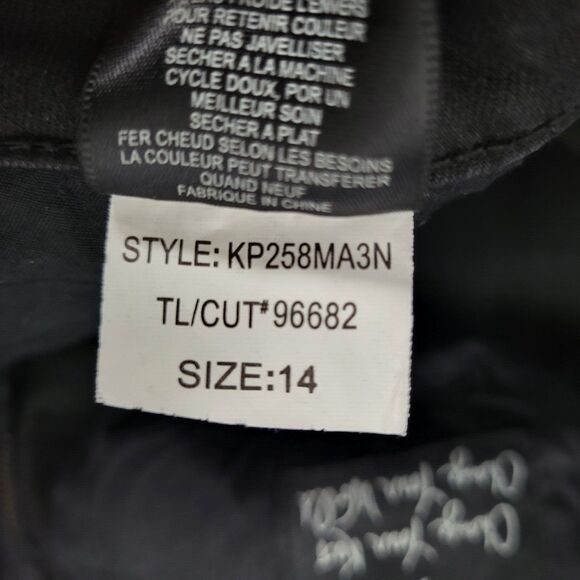 KUT FROM THE KLOTH Black Natalie High Rise Bootcut Denim Jeans SIZE 14 - Picture 11 of 11